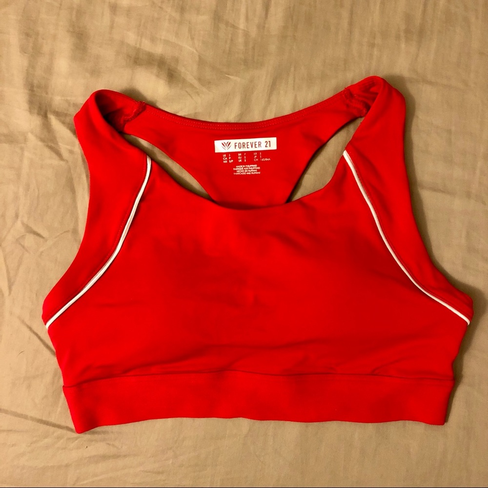 NWOT Red Sports Bra